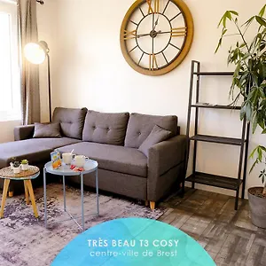Kailhenn: Joli T3 Cosy, Bien équipé, Proche Tram , Brest France